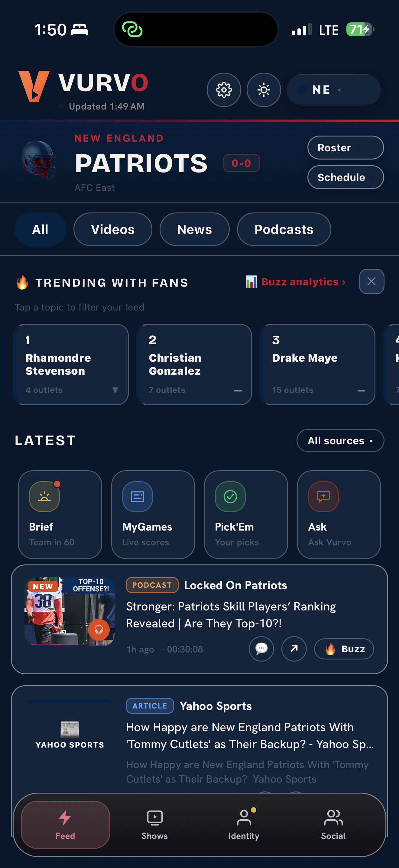 Vurvo Trending with Fans: the storylines a fanbase is buzzing about, ranked.